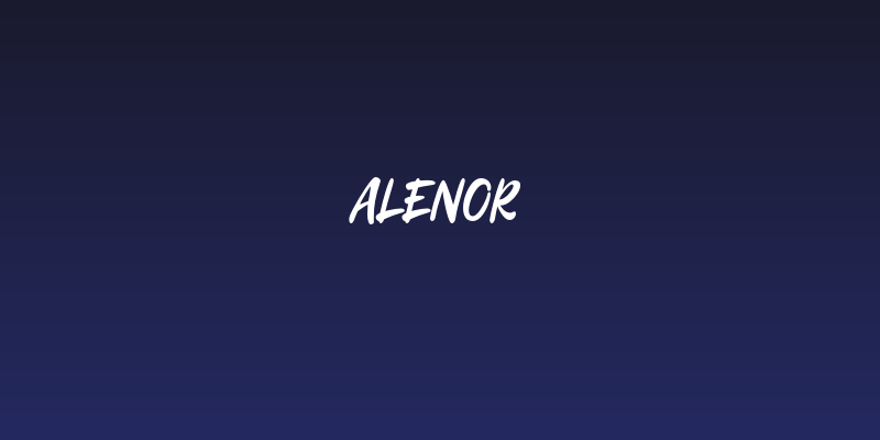 Alenor Social Header