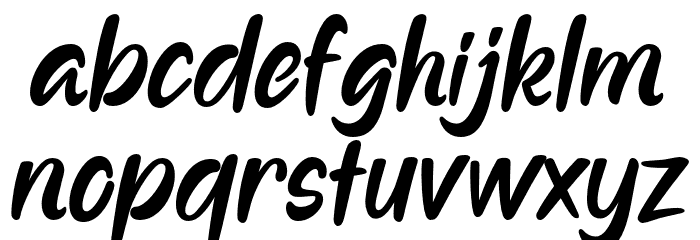 Alenor Font LOWERCASE