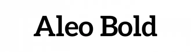 Aleo Bold  Fuentes Gratis Descargar