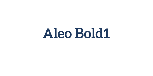 Aleo Bold1 Logo