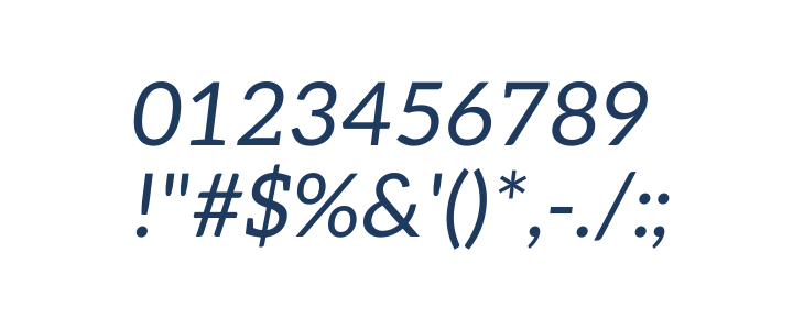 Aleo Italic1 Other Characters