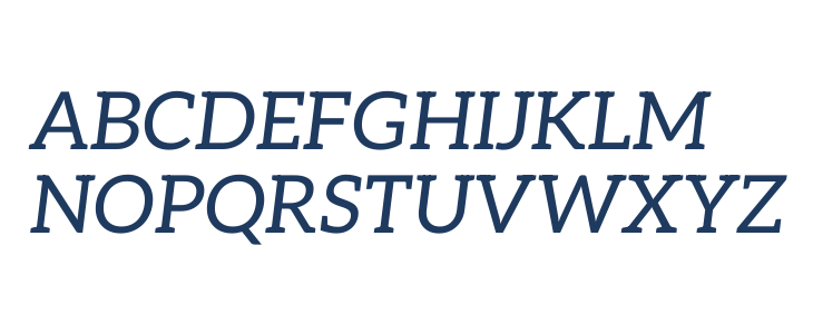 Aleo Italic1 Uppercase