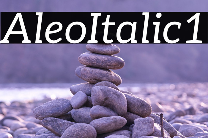 Aleo Italic1 Example 2