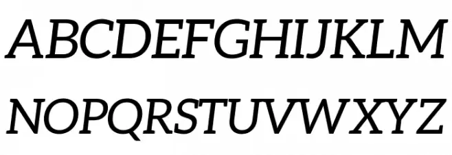 Aleo Italic Fuentes MAYÚSCULAS