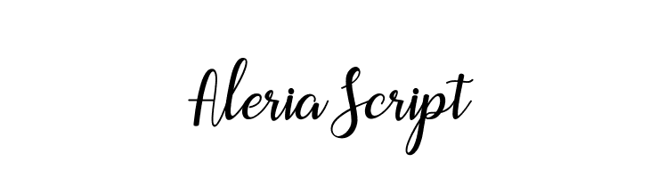 AleriaScript  baixar fontes gratis