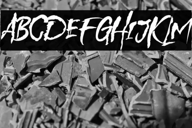 Alert Covid Font examples