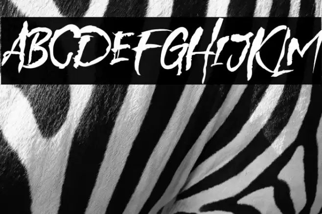 Alert Covid Font examples