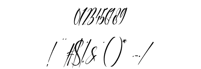 Alerta Font OTHER CHARS