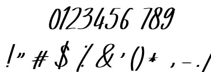 Alertho Font OTHER CHARS