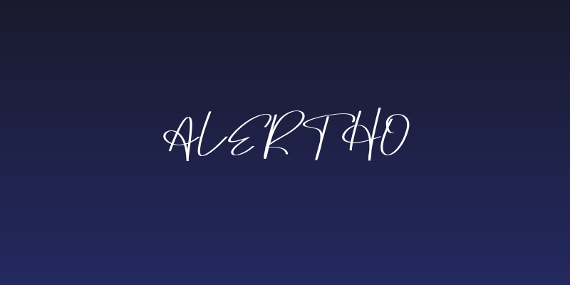 Alertho Social Header