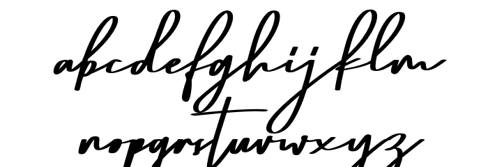 Alertho Font LOWERCASE