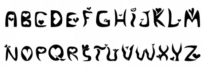 Alertse Schriftart Groß