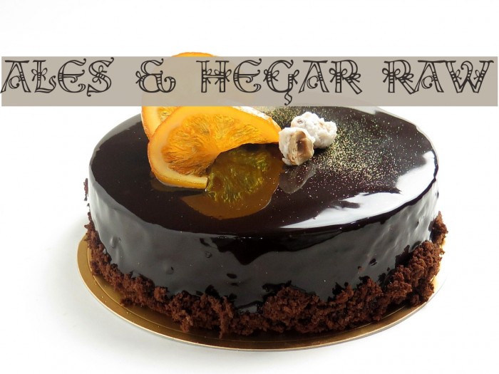 Ales & Hegar Raw Font examples