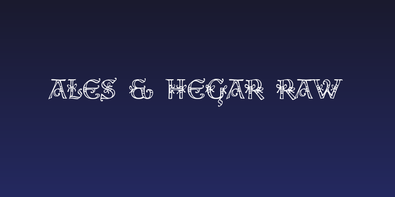 Ales & Hegar Raw Social Header