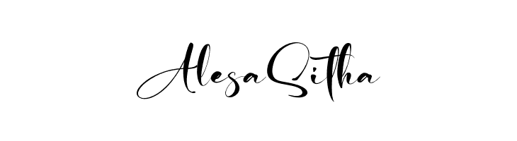 Alesa Sitha  免费字体下载
