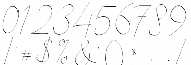 Alesana Font OTHER CHARS