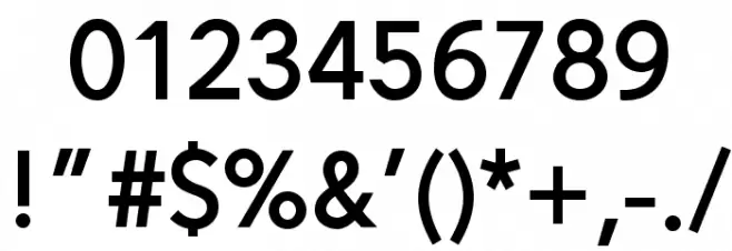 Alesand-Bold Font OTHER CHARS