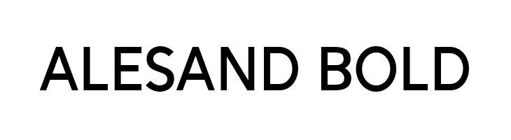 Alesand Bold  Fuentes Gratis Descargar