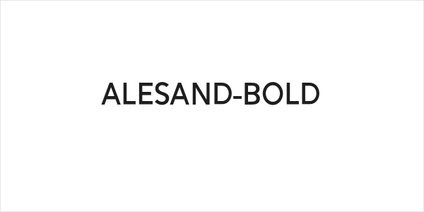 Alesand-Bold Logo