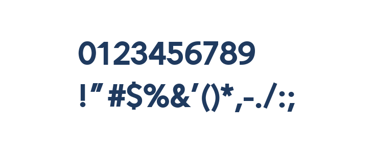 Alesand Extra Bold Other Characters