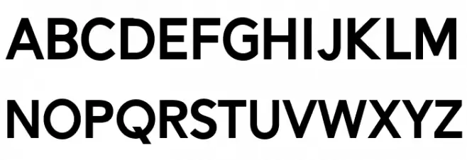 Alesand Extra Bold Schriftart Groß