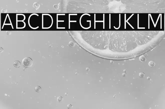 Alesand-Light Font examples