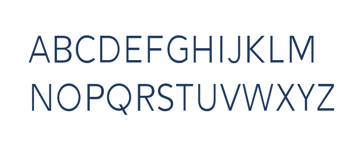 Alesand-Light Lowercase