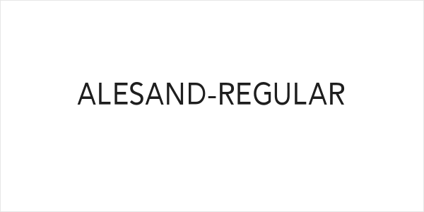 Alesand-Regular Logo