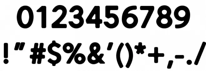 AlesandRound-ExtraBold Font OTHER CHARS