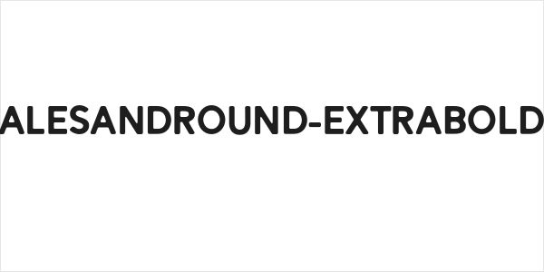 AlesandRound-ExtraBold Logo