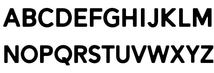 AlesandRound-ExtraBold Font LOWERCASE