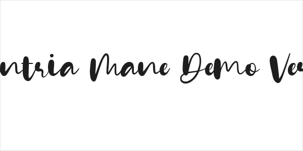 Alesantria Mane Demo Version Logo