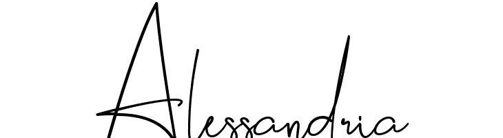 Alessandria Font
