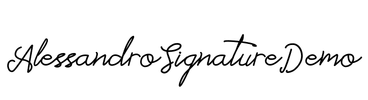 Alessandro_Signature_Demo  Descarca Fonturi Gratis
