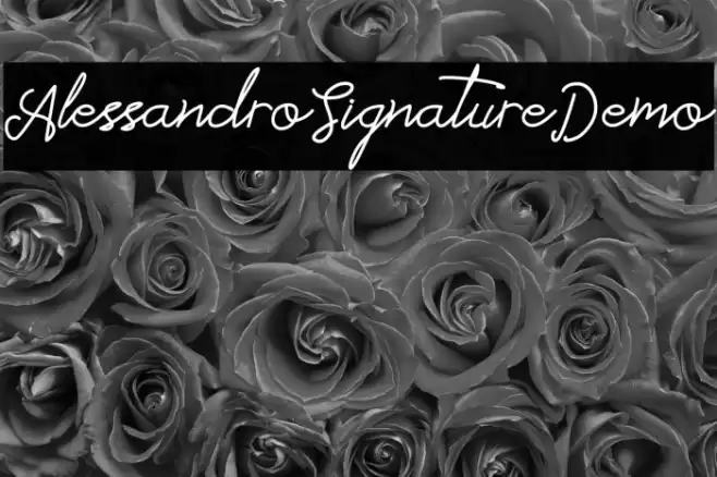 Alessandro_Signature_Demo Font examples