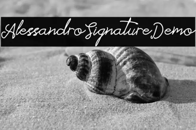 Alessandro_Signature_Demo Font examples