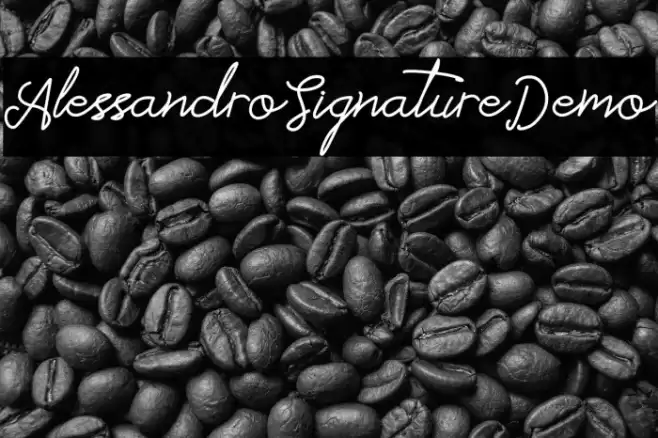 Alessandro_Signature_Demo Font examples