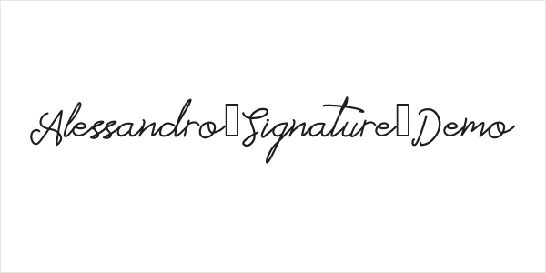 Alessandro_Signature_Demo Logo