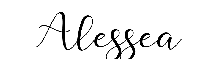 Alessea  नि: शुल्क फ़ॉन्ट्स डाउनलोड