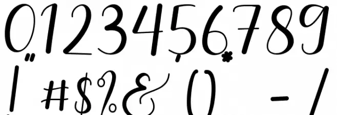 Alessea Font OTHER CHARS