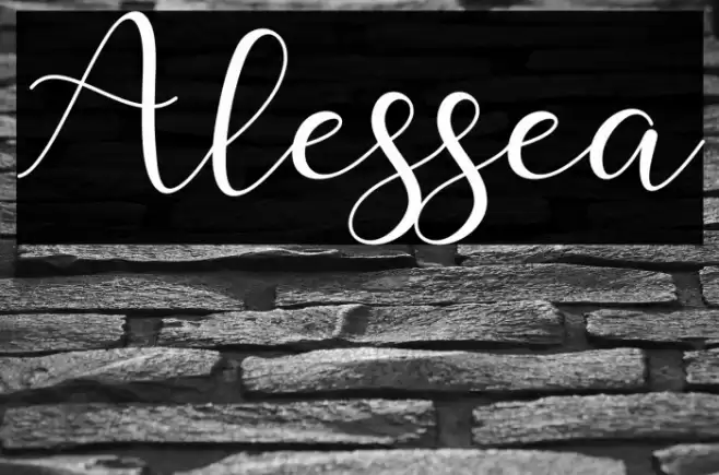 Alessea Font examples