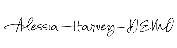 AlessiaHarvey-DEMO  Descarca Fonturi Gratis