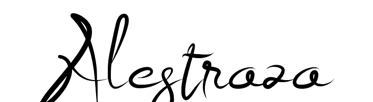 Alestraza  Free Fonts Download