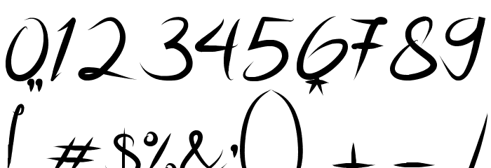 Alestraza Font OTHER CHARS
