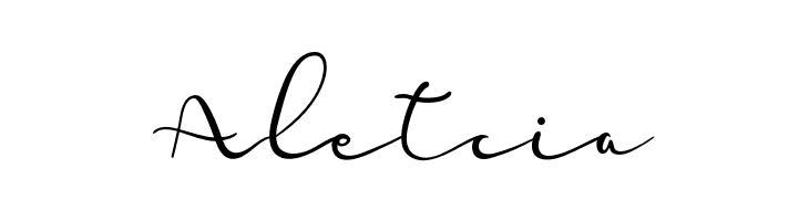 Aletcia  font caratteri gratis