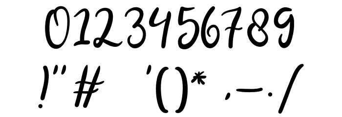 Aletcia Font OTHER CHARS