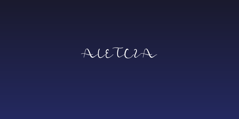 Aletcia Social Header