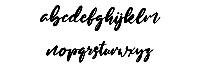 Aletta Martta Font LOWERCASE