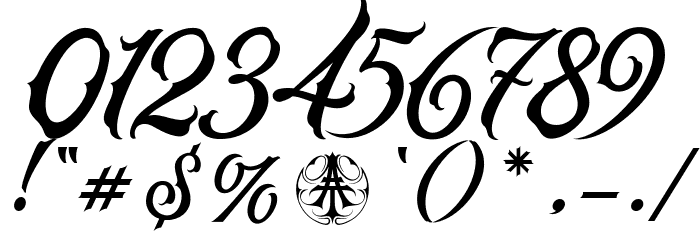 AlevantrePersonalUseOnly-Regula Font OTHER CHARS