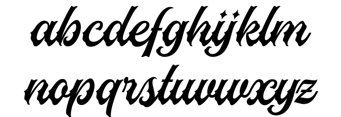 AlevantrePersonalUseOnly-Regula Font LOWERCASE